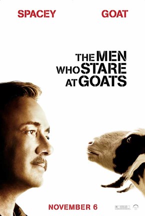 Framed Men who Stare at Goats - style B Print