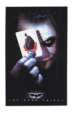 Framed Dark Knight - Joker (blacklight) Print