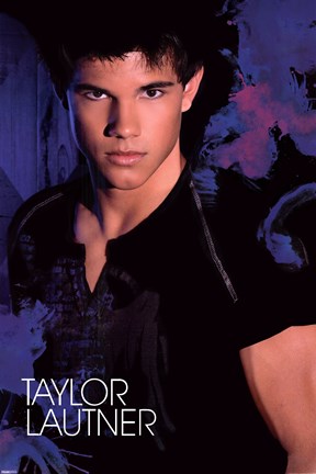 Framed Taylor Lautner - Blue Print