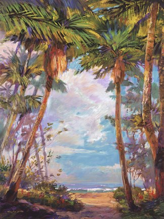 Framed Path To Paradise I - petite Print