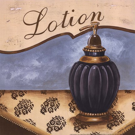 Framed Bath Accessories IV Print