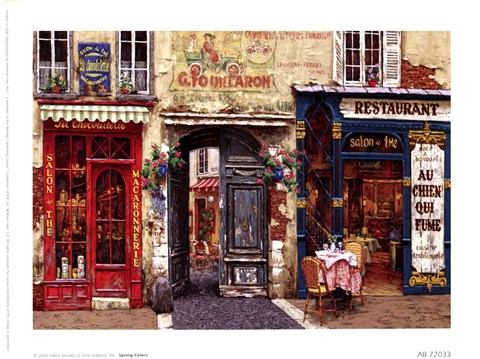 Framed Spring Colors Print