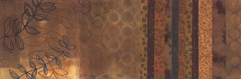 Framed Golden Connection II Print