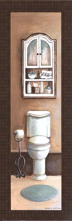 Framed Bath Panel III - mini Print