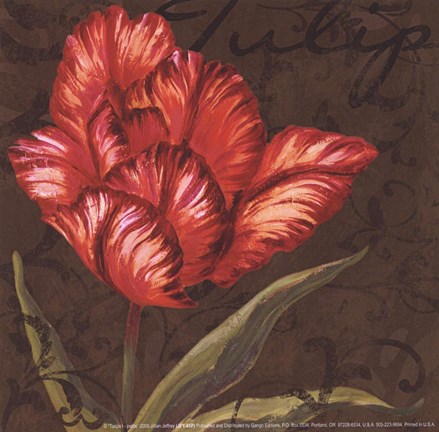 Framed Tulipa I - Mini Print