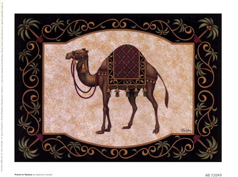 Framed Travel In Tunisia Print