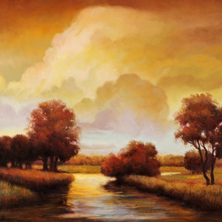 Framed Majestic Morning I Print