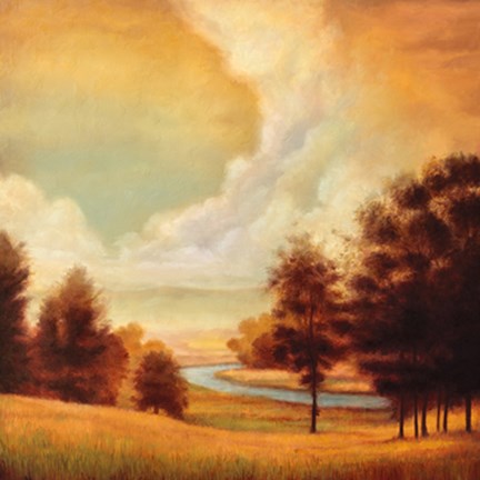 Framed Majestic Morning II Print