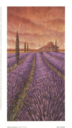 Framed Soleil De Provence I Print