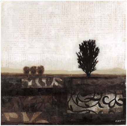 Framed Global Landscape II Print