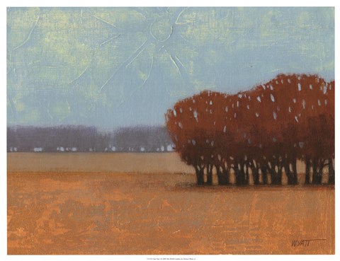 Framed Clear Day I Print