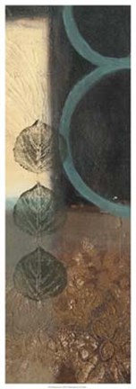 Framed Earthen Leaves I Print