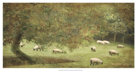 Framed English Countryside IV Print