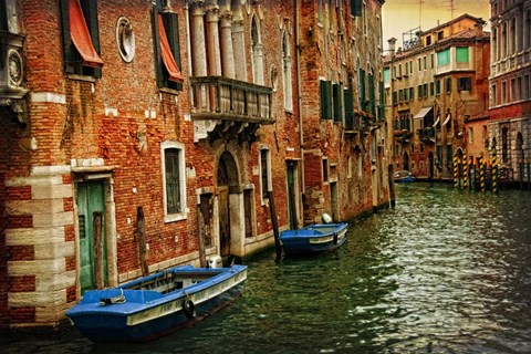 Framed Venetian Canals III Print