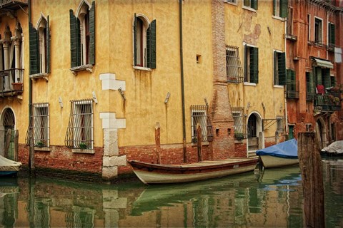 Framed Venetian Canals VI Print