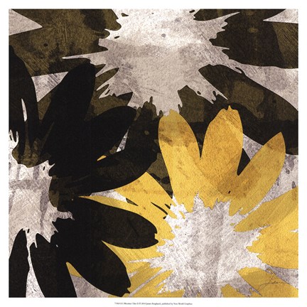 Framed Bloomer Tiles II Print