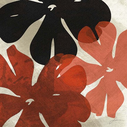 Framed Bloomer Tiles IV Print