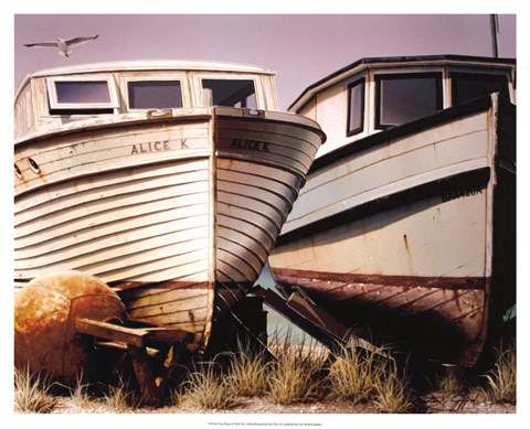 Framed Two Boats Print