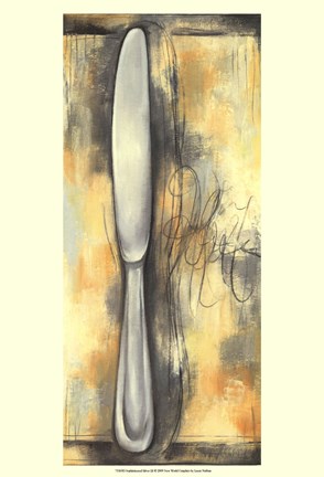 Framed Sophisticated Silver IIII Print