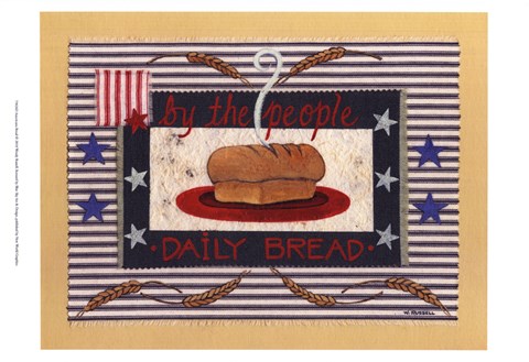 Framed Americanna Bread Print