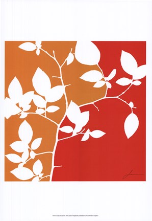 Framed Split Stem I Print