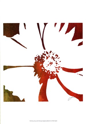 Framed Peace Flowers III Print