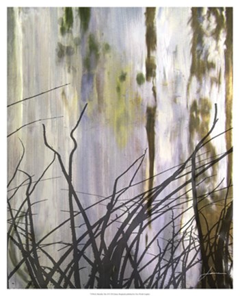 Framed Bramble Tiles II Print