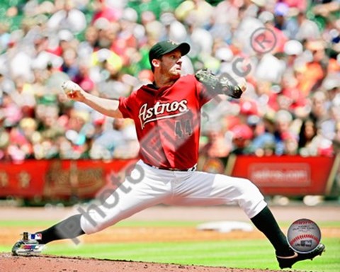 Framed Roy Oswalt 2010 Action Print