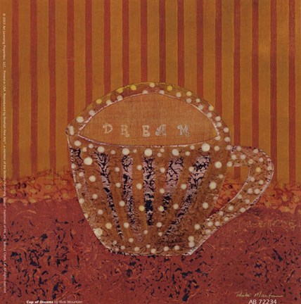 Framed Cup of Dreams Print