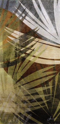 Framed Palm Frond II Print