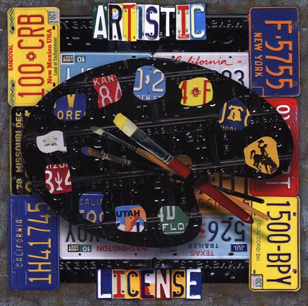 Framed Artistic Liscence Print