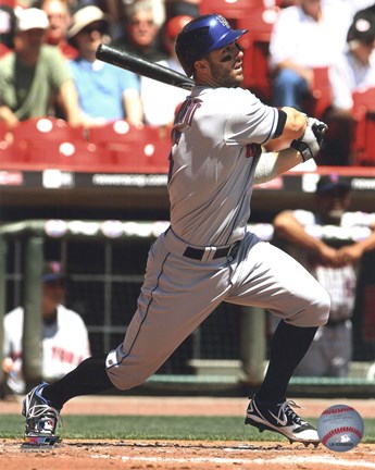 Framed David Wright 2010 Action Print