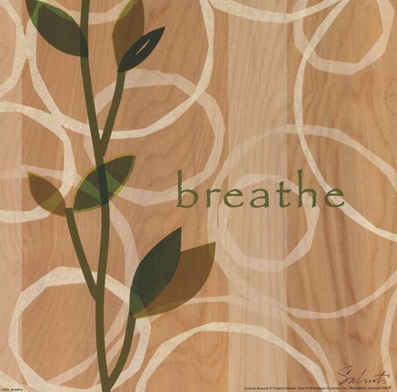 Framed Breathe Print