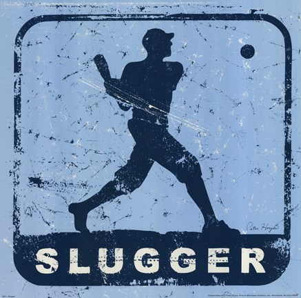 Framed Slugger Print