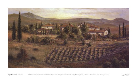 Framed Bagni Di Lucca Print