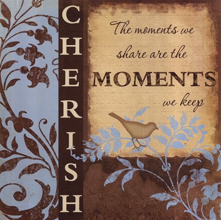 Framed Cherish Print