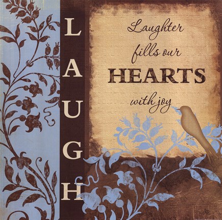 Framed Laugh Print