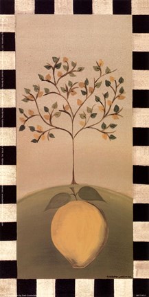 Framed Country Lemon Print