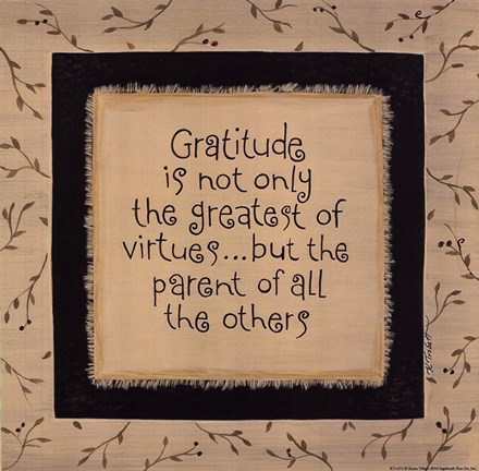 Framed Gratitude Print