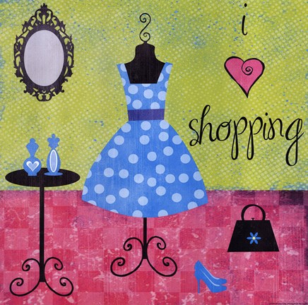 Framed Fashion II Print