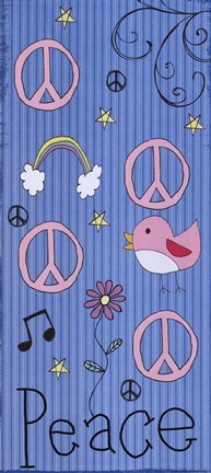 Framed Peace - Girlie Print
