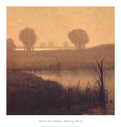 Framed Morning Marsh Print
