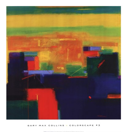 Framed Colorscape # 3 Print