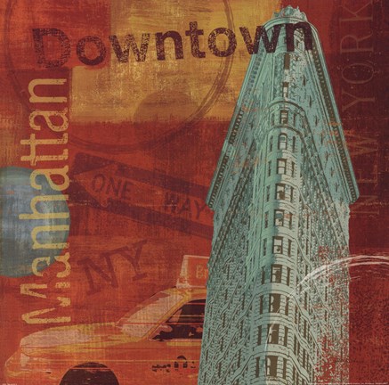 Framed Big Apple II Print