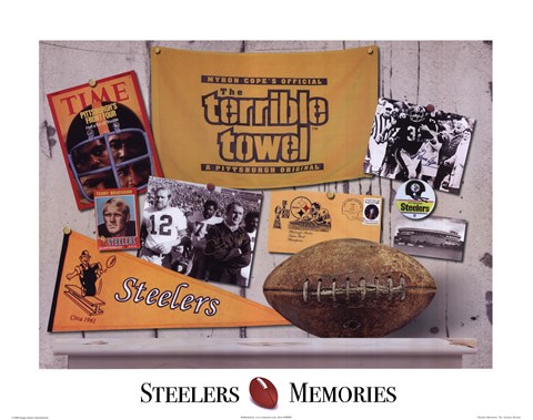 Framed Steelers Memories Print