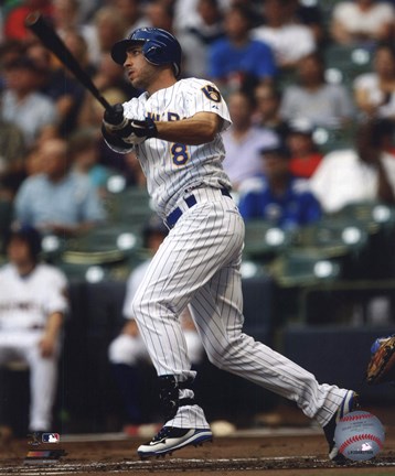 Framed Ryan Braun 2010 Action Print