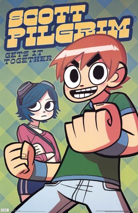Framed Scott Pilgrim Gets it Together Print