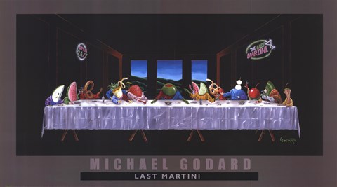 Framed Last Martini Print