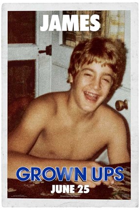Framed Grown Ups - James Print