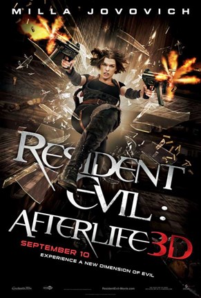 Framed Resident Evil: Afterlife Print